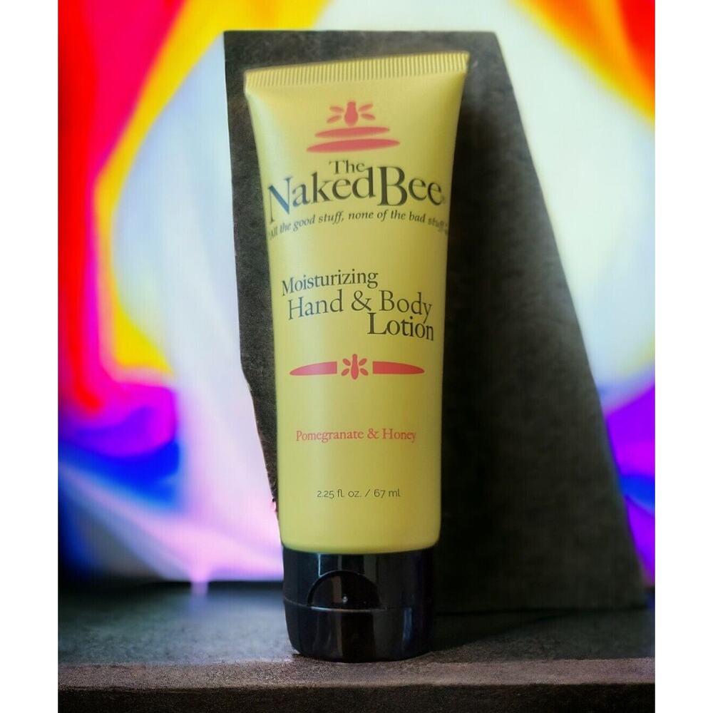 The Naked Bee Pomegranate & Honey Hand & Body Lotion 2.25oz Travel Size